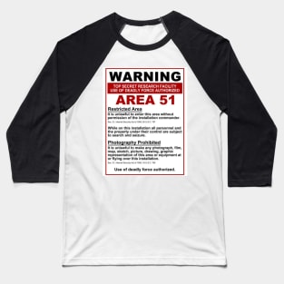 Area 51 Baseball T-Shirt